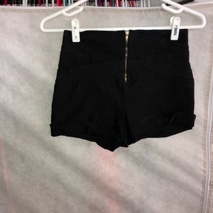 Black Stretch Shorts